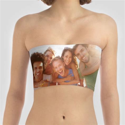 Custom Bikini Top Design Your Own Bandeau Swim Top