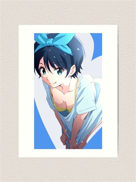 Hot Sarashina Ruka Rent A Girlfriend Lewd Sexy Hentai Ecchi Girl Tits Boobs KO Anime Art