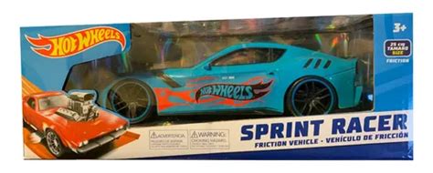 Hot Wheels Auto De Fricci N Sprint Racer Celeste Cm Cuotas Sin Inter S