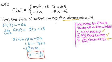 Question Video Finding The Values Of The Variables Which Make A