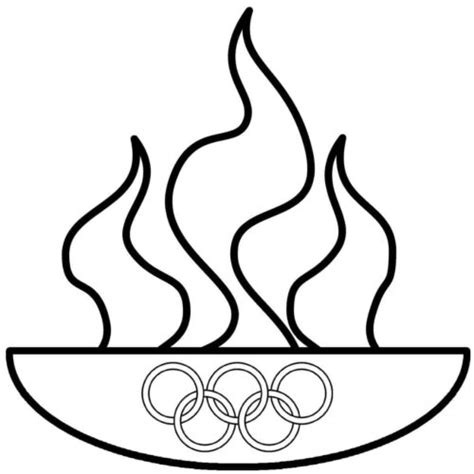 30 Free Olympic Coloring Pages Printable