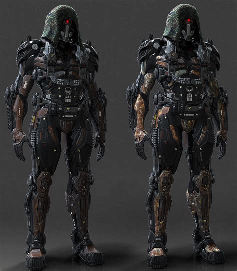 Exoskeleton Mk1 Armor Concept Robot Concept Art Robots Concept