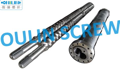 Double Twin Parallel Screw And Barrel For Maplan PVC Extruders China