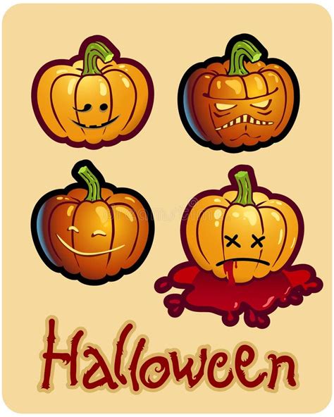 Titolo Spaventoso Di Halloween Piedini Del Ragno E Zucca Illustrazione