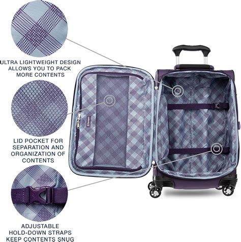 Travelpro Maxlite 5 Softside Expandable Luggage With 4 Spinner Wheels