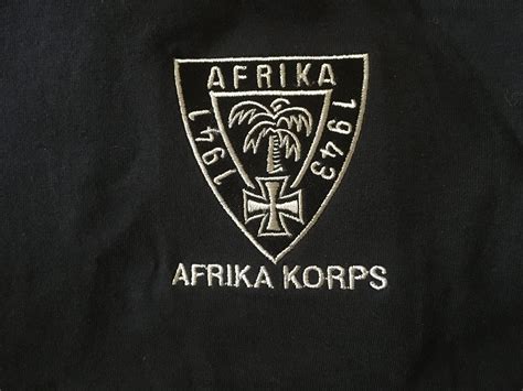 Afrika Korps Embroidered T Or Polo
