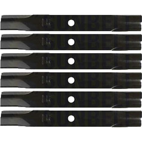 6 Pack Premium High Lift Replacement Xht Lawn Mower Blade Fits John Deere M163983