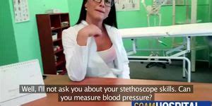 Damn Hot Brunette Trainee Gets Trained By Doctors Big Dick Pounding Her Pussy Tnaflix