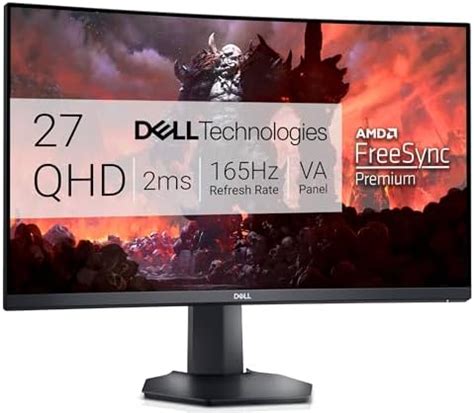 Dell Curved Gaming Monitor Inch Curved With Hz Refresh Rate Qhd