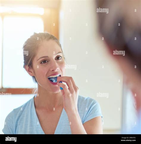 Brushing Is Important For Healthy Gums And Teeth A Young Woman