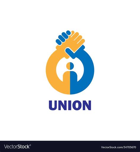 Modern union logo concept vector image on VectorStock | Union logo