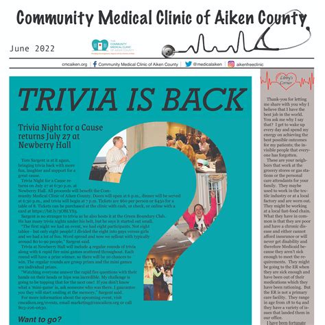Community Medical Clinic of Aiken County (@MedicalAiken) / Twitter