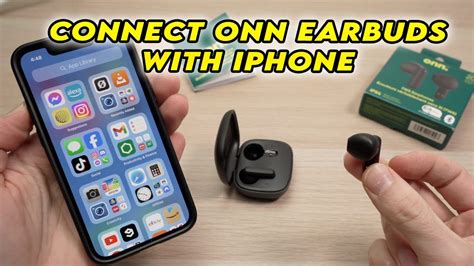 How To Connect Pair Onn Wireless Earbuds With Iphone Youtube