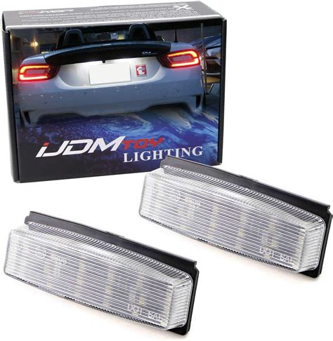 Ijdmtoy Oem Fit W Full Led License Plate Light Kit Compatible With