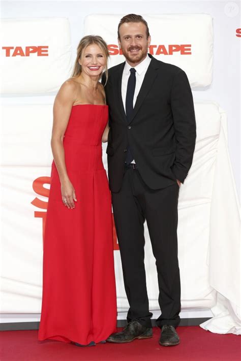 Photo Cameron Diaz Jason Segel à la Première du film Sex Tape à Berlin en Allemagne le 5