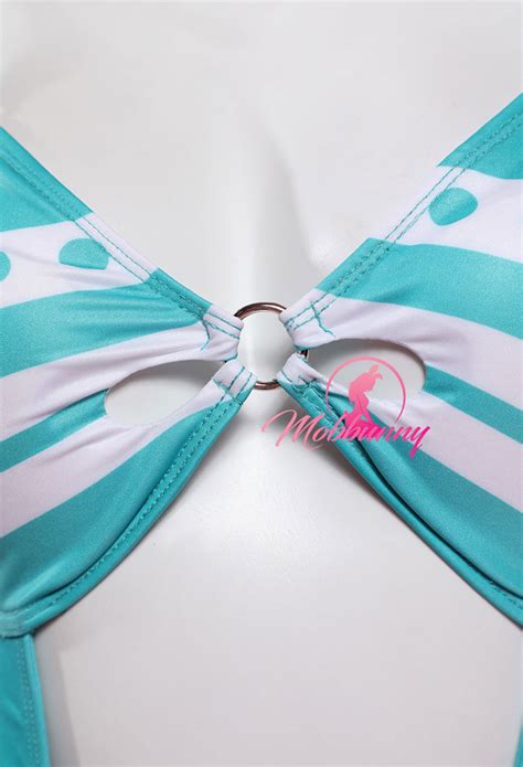 Nami Derivative Sexy Lingerie Cosutme Halloween Cutout Bodysuit And Mini Skirt Set Top