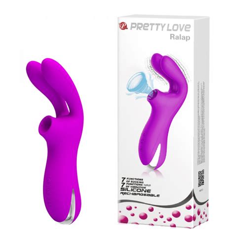 Estimulador Recarregável Sucção E Vibração Coelho PRETTY LOVE Sex Saúde Shop