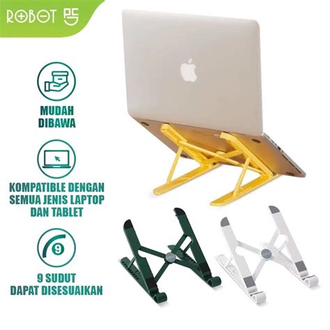jual stand holder robot rt ls stand holder laptop portable lipat anti