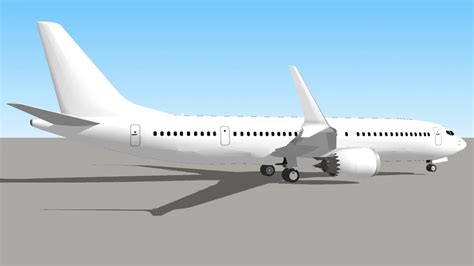 Boeing 737 MAX 200 Template | 3D Warehouse