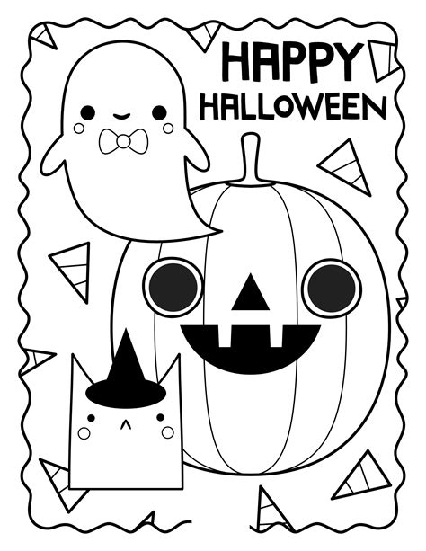 Halloween Coloring Sheets For Celebrating Halloween K5 Worksheets