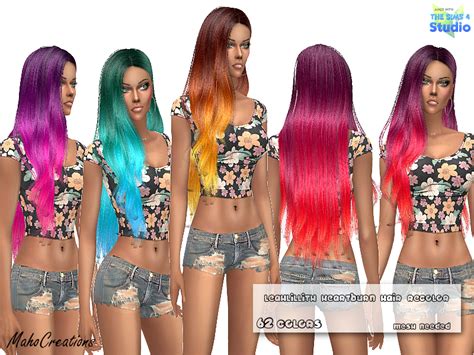 The Sims Resource Leahlillith Heartburn Hair Recolor Mesh Needed