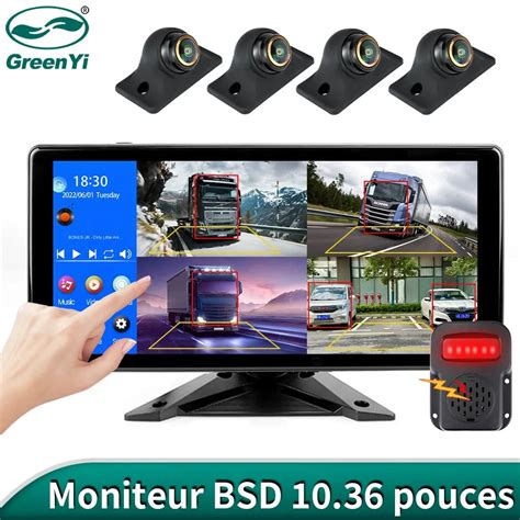 Cran Tactile De Pouces Moniteur Dvr Mp Canaux Pour Voiture