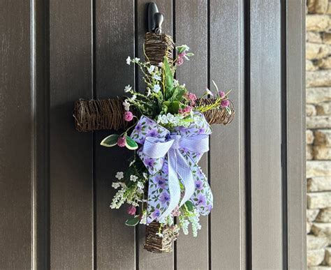 Diy Twig Cross Wreath Jeannie Pence