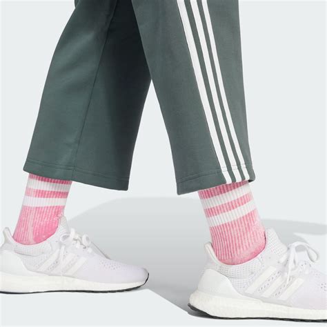 Adidas Future Icons 3 Stripes Open Hem Pants Grey Adidas Lk