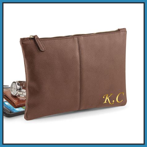 Personalised Mens Travel Pouch Wepersonalize