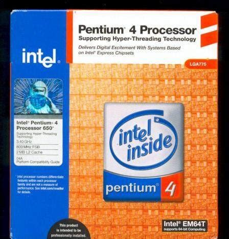 intel pentium  processor ghz retail boxid product