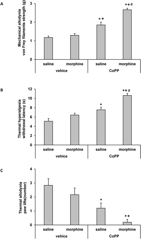 Effects Of Copp Treatment On The Antiallodynic And Antihyperalgesic