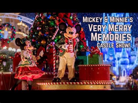 Mickey Minnies Very Merry Memories Castle Show Magic Kingdom