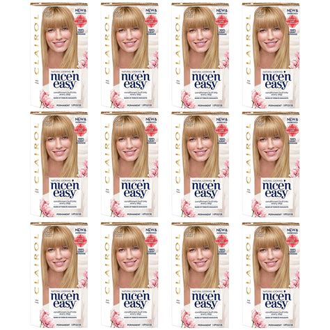 Pack New Clairol Nice N Easy Permanent Hair Color A Light Ash Blonde Hair Color