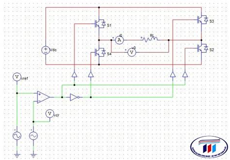 SỬ DỤNG PHẦN MỀM PSIM MÔ PHỎNG MẠCH NGHỊCH LƯU PWM TRONG ĐIỆN TỬ CÔNG SUẤT