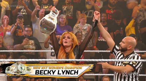 Becky Lynch Becomes Grand Slam Champion In WWE NXT Main Event