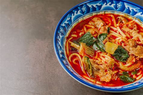Malatang Chinese Spicy Numbing Hot Soup Stock Image Image Of Container Dish