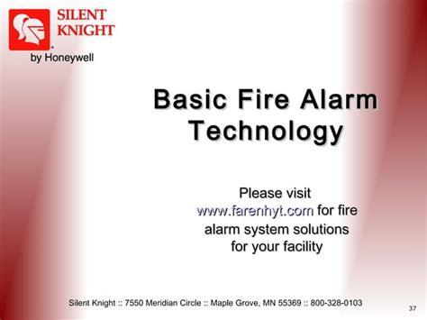 Intro To Basic Fire Alarm Technology Ppt