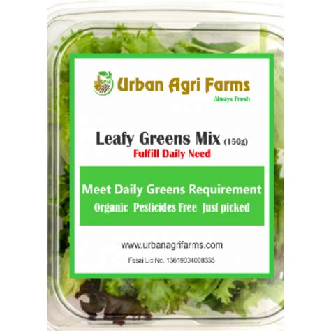 Buy Leafy greens salad box from Urban Agri Farms