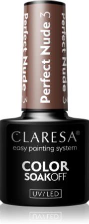 Claresa SoakOff UV LED Color Perfect Nude gelový lak na nehty notino cz