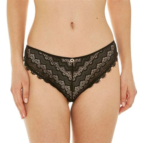Slip noir Adèle Morgan Lingerie Lemon Curve