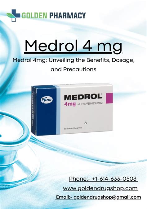 Medrol 4mg - Unveiling the Benefits and Uses by goldenpharmacyus - Issuu