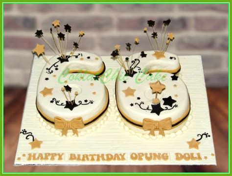 Cake Dan Cupcake Angka 66 Opung Doli Coklatchic Cake Est2004