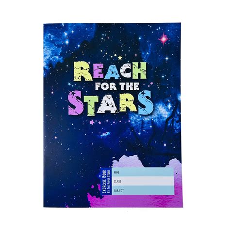 Exercise Book Reach For The Stars The Paper Stone