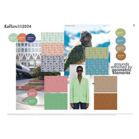 A Man Standing In Front Of A Collage Of Different Color Swatches And