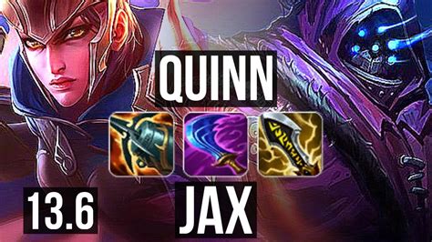 Quinn Vs Jax Top Rank 1 Quinn 3 0 2 1000 Games Kr Challenger