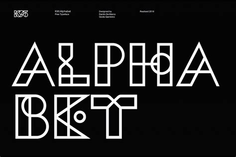 40 Spectacular Geometric Fonts For Great Typography Design