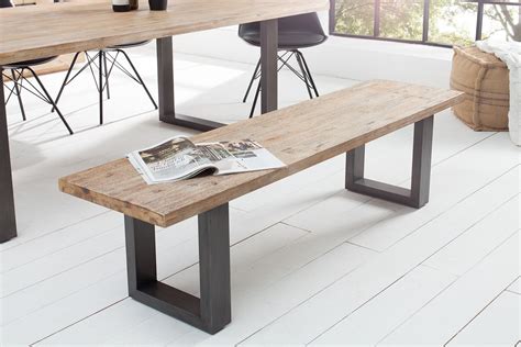 Скамья для обеденного стола из слэбов под заказ