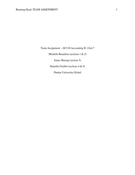 SOLUTION Ac116 Unit 7 Team Assignment 1 6 Pdf Studypool