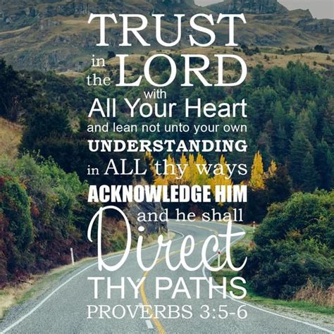 Proverbs 3 5 6 Trust In The Lord Artofit