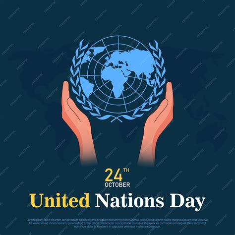 premium vector united nations day   global observance